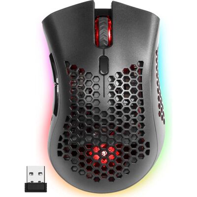 Mysz bezprzewodowa Defender GM-709L Warlock - RGB, 2400 DPI, Praworęczna Mysz bezprzewodowa Defender GM-709L Warlock - RGB, 2400 DPI, Praworęczna