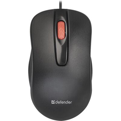 Defender MM-756 Schwarze Ambidextröse Optische Maus - Mausart Defender MM-756 Schwarze Ambidextröse Optische Maus - Mausart