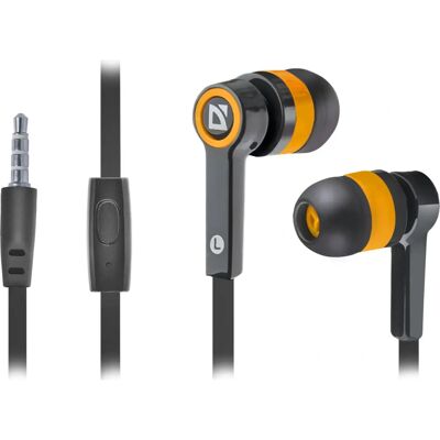 Defender Pulse-420 Headset - In-ear, Kabelgebunden, Schwarz/Orange Defender Pulse-420 Headset - In-ear, Kabelgebunden, Schwarz/Orange