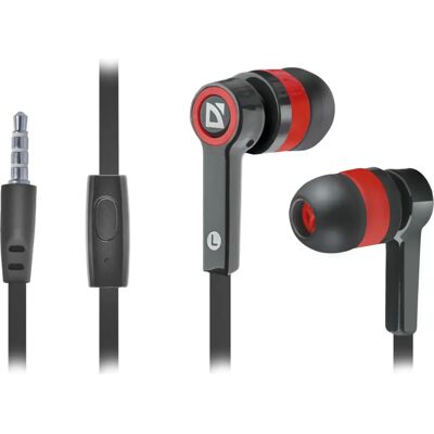 Defender Pulse 420 Kabelgebundene In-Ear Headset - Schwarz/Rot Defender Pulse 420 Kabelgebundene In-Ear Headset - Schwarz/Rot