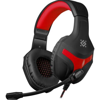 Defender Scrapper 500 Headset - Kabelgebunden Gaming Kopfhörer - Rot Defender Scrapper 500 Headset - Kabelgebunden Gaming Kopfhörer - Rot