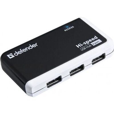 Defender Infix USB Hub 4 Ports - Dockingstation USB 2.0 Defender Infix USB Hub 4 Ports - Dockingstation USB 2.0