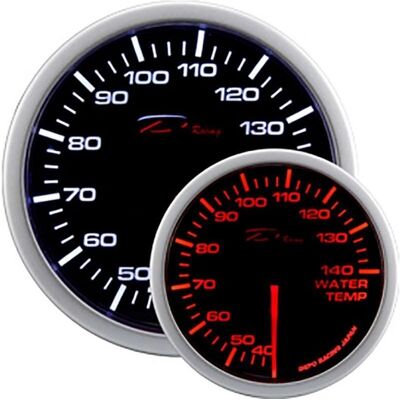 Depo Racing WA-Series Medidor de Temperatura da Água - 40-140°C - 52mm Depo Racing WA-Series Medidor de Temperatura da Água - 40-140°C - 52mm