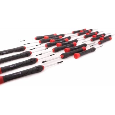 SONIC 602303 Precision Skruvmejselset - Ergonomisk, Kromvanadium, 2-års garanti SONIC 602303 Precision Skruvmejselset - Ergonomisk, Kromvanadium, 2-års garanti