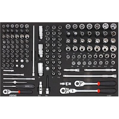 Sonic 214201 - Ensemble de 142 Pièces - Outils de Haute Qualité Sonic 214201 - Ensemble de 142 Pièces - Outils de Haute Qualité