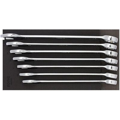 Sonic Tool Module - 7-Piece Chrome Vanadium Steel Wrench Set Sonic Tool Module - 7-Piece Chrome Vanadium Steel Wrench Set