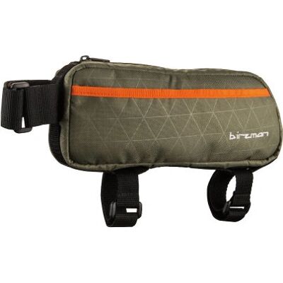 Birzman Packman Travel Top Tube Pack - Torba rowerowa - Khaki/Orange/Zielony oliwkowy - 0,8L Birzman Packman Travel Top Tube Pack - Torba rowerowa - Khaki/Orange/Zielony oliwkowy - 0,8L