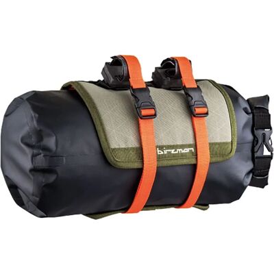 Sac de guidon Birzman Packman - 8L - Étanche, Gris - Publicité Sac de guidon Birzman Packman - 8L - Étanche, Gris - Publicité