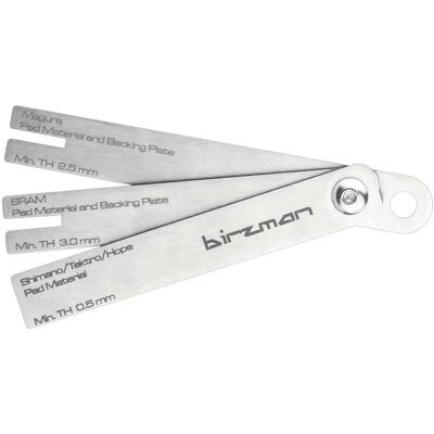 Birzman, Verschleißanzeige für Bremsbeläge - Scheibenbremse Silber Birzman, Verschleißanzeige für Bremsbeläge - Scheibenbremse Silber