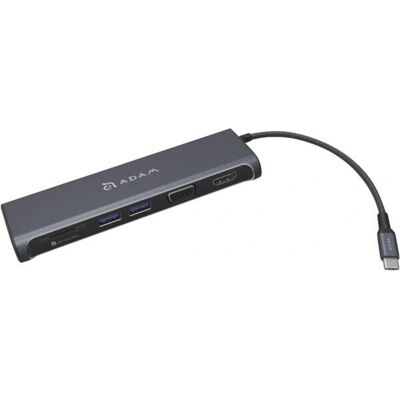 Adam Elements CASA HUB A03 - Gris - 5-Port USB-C - USB-C multi-port adapter - Publicité Adam Elements CASA HUB A03 - Gris - 5-Port USB-C - USB-C multi-port adapter - Publicité