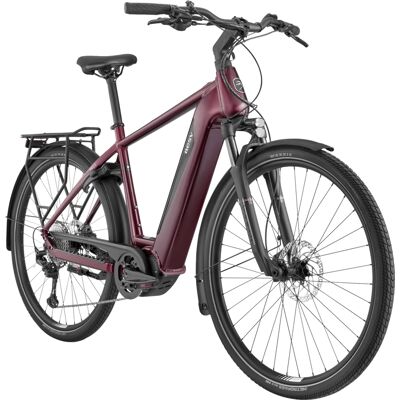 BESV - TR 1.1 Step Over - Burgundy Gloss - 720Wh - Elcykel BESV - TR 1.1 Step Over - Burgundy Gloss - 720Wh - Elcykel