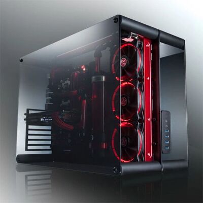 Boîtier PC Raijintek Paean - Supporte ATX, Micro ATX, Mini ITX, Aluminium, Verre trempé - Publicité Boîtier PC Raijintek Paean - Supporte ATX, Micro ATX, Mini ITX, Aluminium, Verre trempé - Publicité