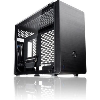 Raijintek Ophion Evo - Boîtier Mini-ITX - Noir - Panneaux Latéraux en Verre Trempé - Publicité Raijintek Ophion Evo - Boîtier Mini-ITX - Noir - Panneaux Latéraux en Verre Trempé - Publicité