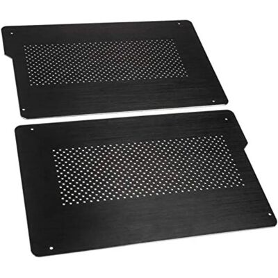 Raijintek Schwarze Aluminium-Seitenteil - PC Gehäuse Zubehör Raijintek Schwarze Aluminium-Seitenteil - PC Gehäuse Zubehör
