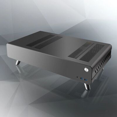 Boîtier Raijintek Pan Slim Mini-ITX - Noir - Boîtier PC - Publicité Boîtier Raijintek Pan Slim Mini-ITX - Noir - Boîtier PC - Publicité