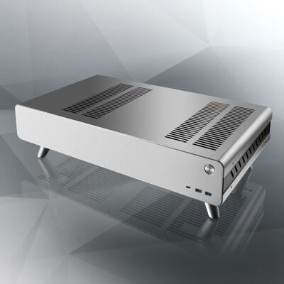 Caja de Escritorio Raijintek Pan Slim Mini-ITX - Plata - Soporta hardware potente Caja de Escritorio Raijintek Pan Slim Mini-ITX - Plata - Soporta hardware potente