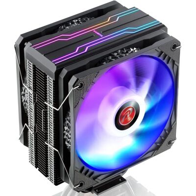 Raijintek - ELEOS 12 DUO RBW - Noir - ARGB - Ventirad CPU - Publicité Raijintek - ELEOS 12 DUO RBW - Noir - ARGB - Ventirad CPU - Publicité