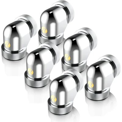 Raijintek Pelias 14mm 90° Adaptateur - Refroidissement liquide - Argent - Publicité Raijintek Pelias 14mm 90° Adaptateur - Refroidissement liquide - Argent - Publicité
