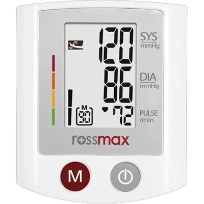Rossmax S150 Moniteur de tension du poignet - Indicateur de risque d'hypertension - Publicité Rossmax S150 Moniteur de tension du poignet - Indicateur de risque d'hypertension - Publicité