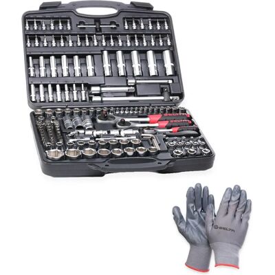 SELTA - SE-45150 - 1/4 3/8 1/2 - 150stk - Verktøyssett SELTA - SE-45150 - 1/4 3/8 1/2 - 150stk - Verktøyssett
