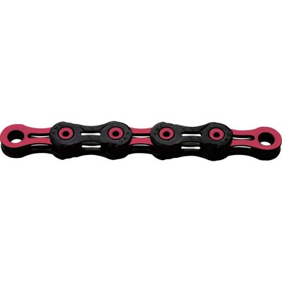 KMC DLC11 11-speed fietsketting - Zwart/Pink - 118 schakels KMC DLC11 11-speed fietsketting - Zwart/Pink - 118 schakels