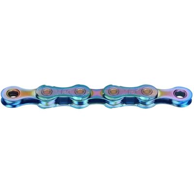Chaîne de vélo KMC X12 Aurora - 12 vitesses, Bleu, 126 maillons Chaîne de vélo KMC X12 Aurora - 12 vitesses, Bleu, 126 maillons