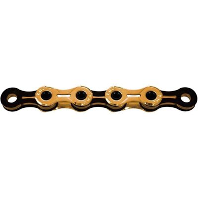 Chaîne pré-lubrifiée KMC X11SL Gold Ti-N - 11 vitesses - Or / Noir - 126 maillons Chaîne pré-lubrifiée KMC X11SL Gold Ti-N - 11 vitesses - Or / Noir - 126 maillons