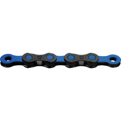 KMC X12 DLC Pre-waxed Chain - 12 Speed - Black / Blue - Bike Chain KMC X12 DLC Pre-waxed Chain - 12 Speed - Black / Blue - Bike Chain