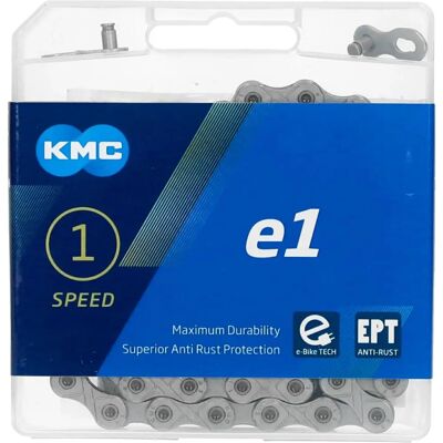 KMC E1EPT Silber E-Bike Kette - 110 Glieder - Singlespeed KMC E1EPT Silber E-Bike Kette - 110 Glieder - Singlespeed
