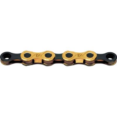 łańcuch rowerowy KMC X12 12-biegowy - 126 ogniw - Czarny / Złoty łańcuch rowerowy KMC X12 12-biegowy - 126 ogniw - Czarny / Złoty