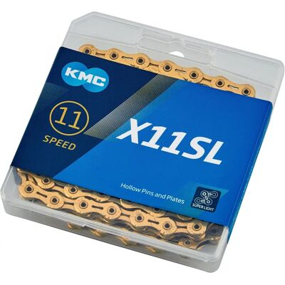 KMC X11 11-Gang Gold Kette - Leicht, Titan Nitrit - Fahrrad KMC X11 11-Gang Gold Kette - Leicht, Titan Nitrit - Fahrrad
