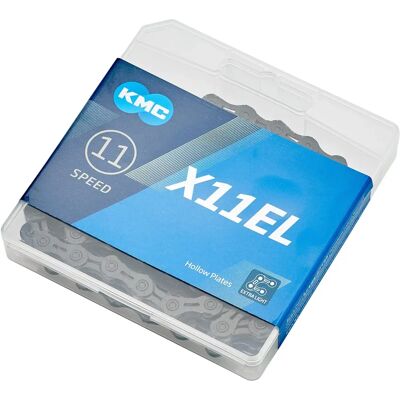 KMC X11EL 11-Gang Kette - Schwarz - 118 Glieder - MTB/Rennrad KMC X11EL 11-Gang Kette - Schwarz - 118 Glieder - MTB/Rennrad