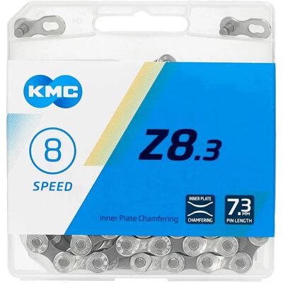 KMC Z8 114-links Silver/grey Bike Chain KMC Z8 114-links Silver/grey Bike Chain