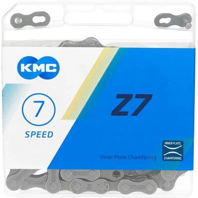 KMC Z7 7 Speed Chain - Steel, Silver-Bronze, 114 links KMC Z7 7 Speed Chain - Steel, Silver-Bronze, 114 links