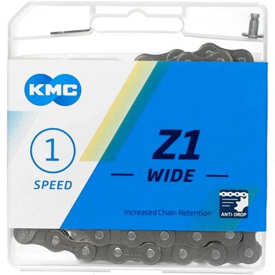 KMC Z1 Enkel Snelheid Ketting - 112 Verbindingen Brede Bruin KMC Z1 Enkel Snelheid Ketting - 112 Verbindingen Brede Bruin