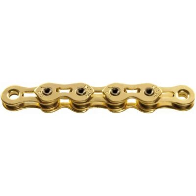 KMC K1 Titanium Gold Bike Chain - 100 Links - Narrow - Light KMC K1 Titanium Gold Bike Chain - 100 Links - Narrow - Light