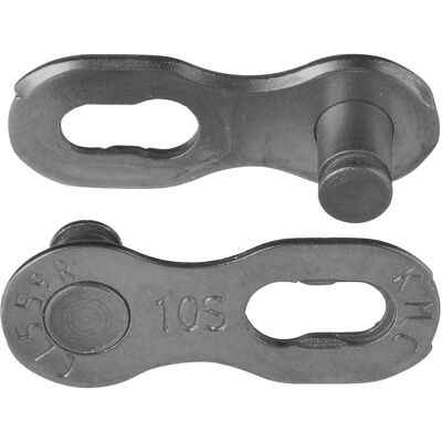 Cadena de bicicleta KMC MissingLink X10 R Plata EPT - 10 velocidades, 40 eslabones Cadena de bicicleta KMC MissingLink X10 R Plata EPT - 10 velocidades, 40 eslabones