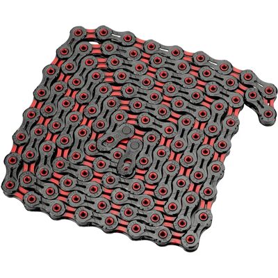 KMC DLC10 10-Speed Ketting - Zwart/Rood KMC DLC10 10-Speed Ketting - Zwart/Rood
