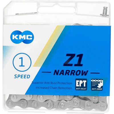 Chaîne pour e-bike KMC Z1X EPT Argent - 112 Maillons Chaîne pour e-bike KMC Z1X EPT Argent - 112 Maillons