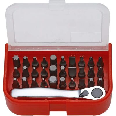 Kit de ferramentas Sonic 103101 - 31 peças, caixa de plástico Kit de ferramentas Sonic 103101 - 31 peças, caixa de plástico
