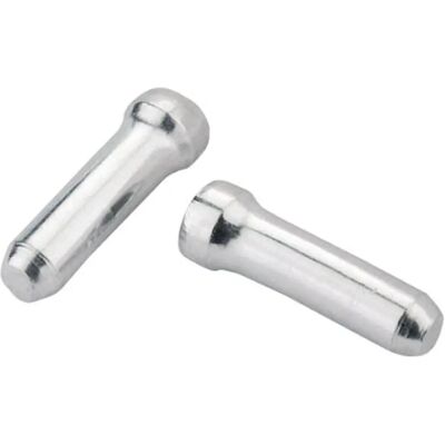Coiffe de câble Jagwire Argentée - Coiffe pour câble de frein ou changement - 1,8 mm Aluminium - Publicité Coiffe de câble Jagwire Argentée - Coiffe pour câble de frein ou changement - 1,8 mm Aluminium - Publicité