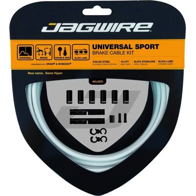 Kit de câbles de frein universel Jagwire Sport - Blanc - Ensemble de câbles - Publicité Kit de câbles de frein universel Jagwire Sport - Blanc - Ensemble de câbles - Publicité