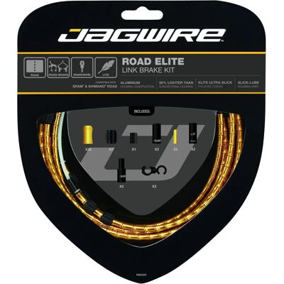 Kit freni Jagwire Gold Road Elite Link - Leggero e Flessibile Kit freni Jagwire Gold Road Elite Link - Leggero e Flessibile