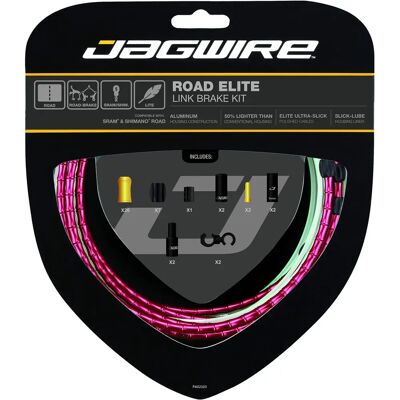 Jagwire Elite Link bromskabelset - Röd - Bromstyp Jagwire Elite Link bromskabelset - Röd - Bromstyp