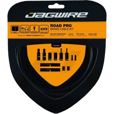 Jagwire Road Pro Brake Set - Stainless Steel - Stealth Black Jagwire Road Pro Brake Set - Stainless Steel - Stealth Black
