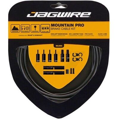 Kit de Frein Jagwire Pro - Noir - Kit de Freins pour Vélo - Publicité Kit de Frein Jagwire Pro - Noir - Kit de Freins pour Vélo - Publicité