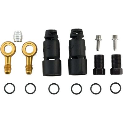 Kit d'adaptateurs de tuyaux de frein Jagwire Pro Quick Fit - Noir - SRAM Guide Ultimate Kit d'adaptateurs de tuyaux de frein Jagwire Pro Quick Fit - Noir - SRAM Guide Ultimate