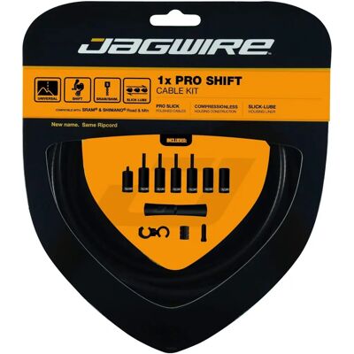 Jagwire Pro 1x Schalt-Set - Shimano Stealth Schwarz - Gangkabel Jagwire Pro 1x Schalt-Set - Shimano Stealth Schwarz - Gangkabel