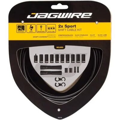 Jagwire Zwart Sport Versnellingskabelset - Voor- en Achter Jagwire Zwart Sport Versnellingskabelset - Voor- en Achter