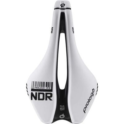 Prologo NDR Rowerowe Siodło - Białe-Czarne - 245x143mm - Droga i MTB Prologo NDR Rowerowe Siodło - Białe-Czarne - 245x143mm - Droga i MTB